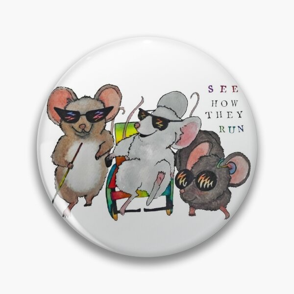 Three Blind Mice Pins and Buttons | Redbubble