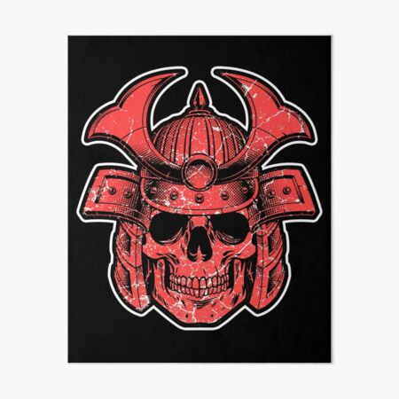 Skull Samurai Art Board Prints for Sale | Redbubble