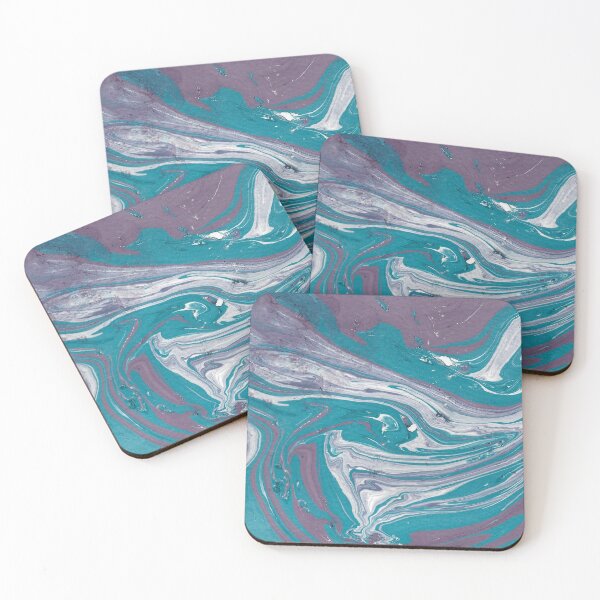 Item preview, Turquoise, Lavender, and Purple Swirl Design designed and sold by AliCatOriginals.