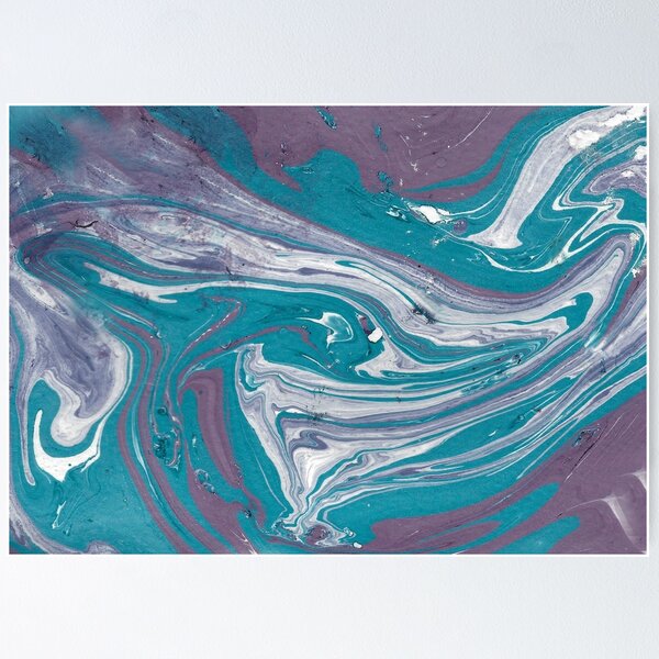 Item preview, Turquoise, Lavender, and Purple Swirl Design designed and sold by AliCatOriginals.