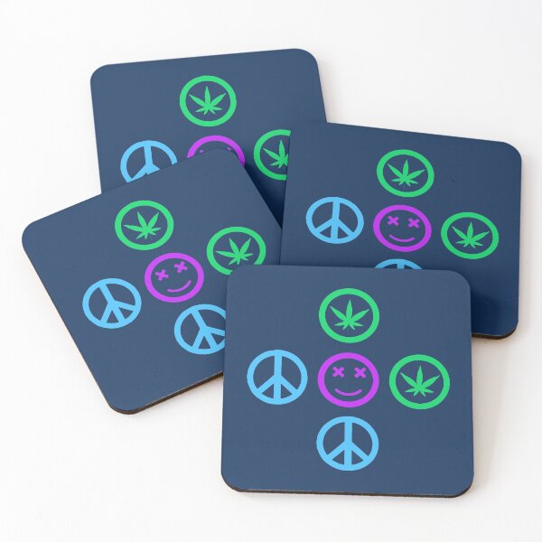 Item preview, Cannabis Chill Peace Neon designed and sold by designdroplet.