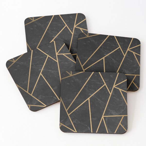 Item preview, Gold and Black Marble  designed and sold by Timegraf.