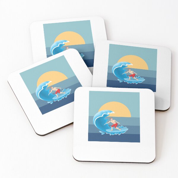 Item preview, guy Surfing design , summer gift designed and sold by DevDn.
