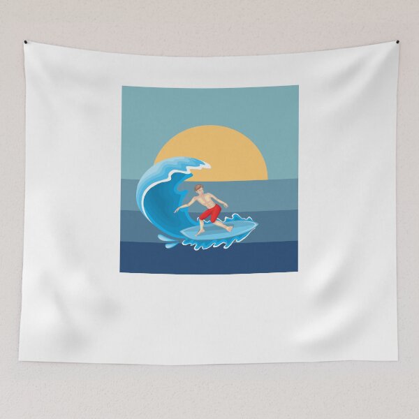 Item preview, guy Surfing design , summer gift designed and sold by DevDn.