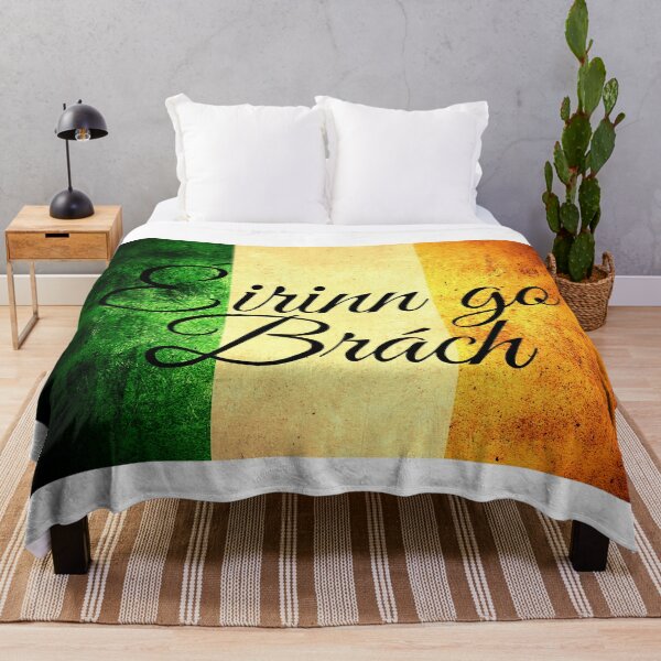 Item preview, Ireland flag Éirinn go Brách designed and sold by CoolHippoQuotes.