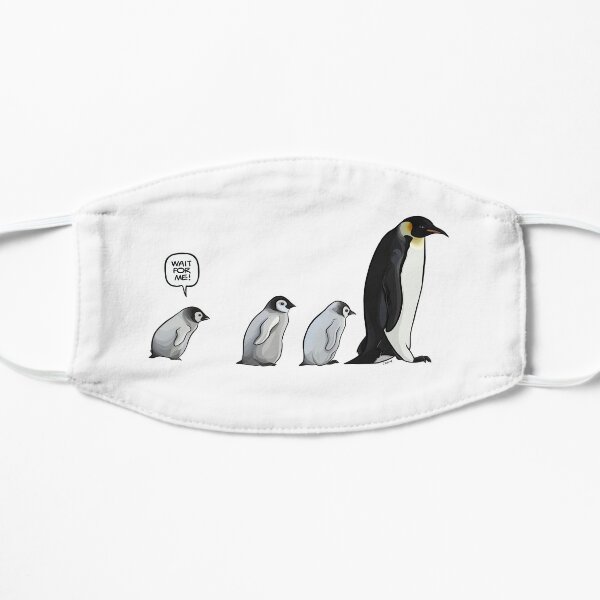 Emperor Penguins Flat Mask