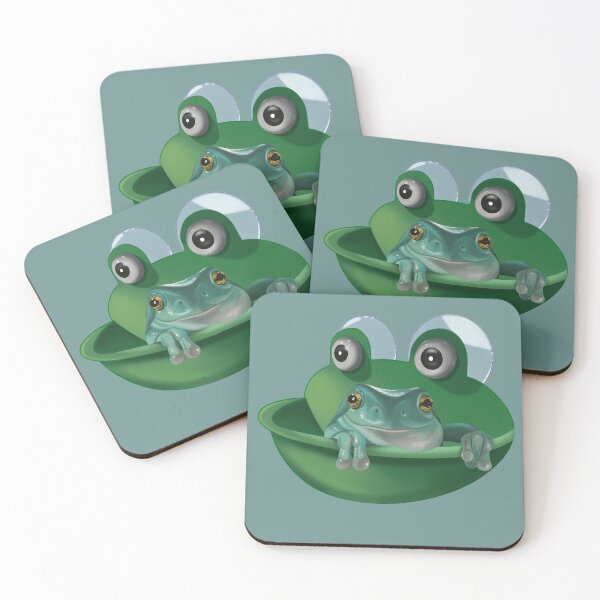 Item preview, Frog Party Bucket designed and sold by Loh Rrain.