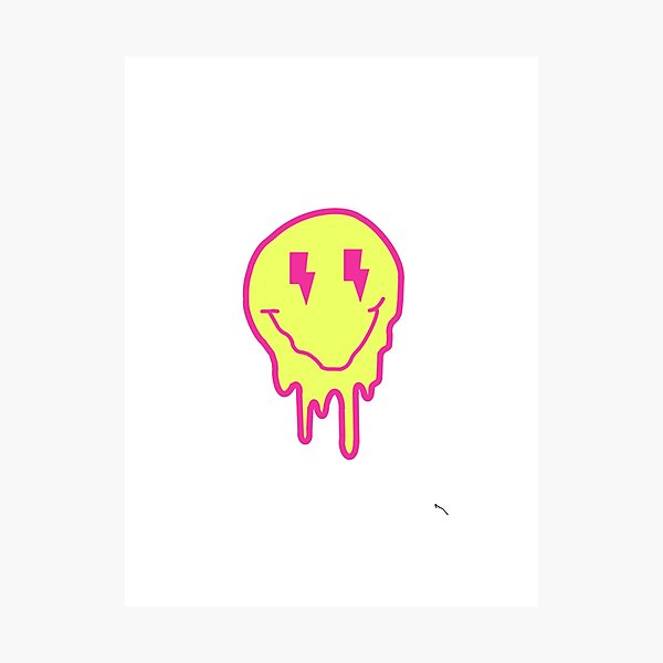 Item preview, Lightning drippy smiley  designed and sold by lildesignss.