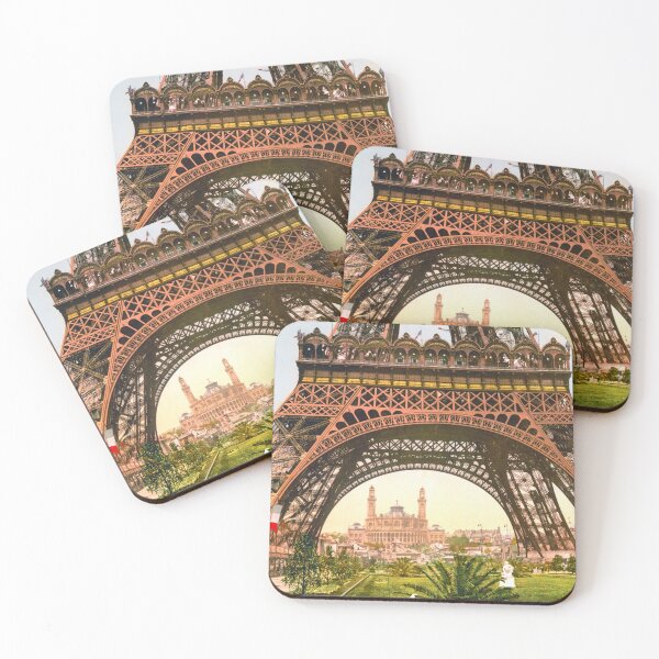 Item preview, Eiffel Tower - The Exposition Universelle at Paris - 1900 Photochrom designed and sold by warishellstore.