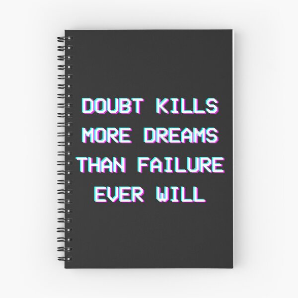 Item preview, Motivational Quote Doubt Kills designed and sold by PseudoEnergy.