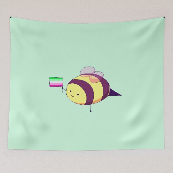Item preview, Abrosexual Pride Bee designed and sold by ForTheFrogWar.