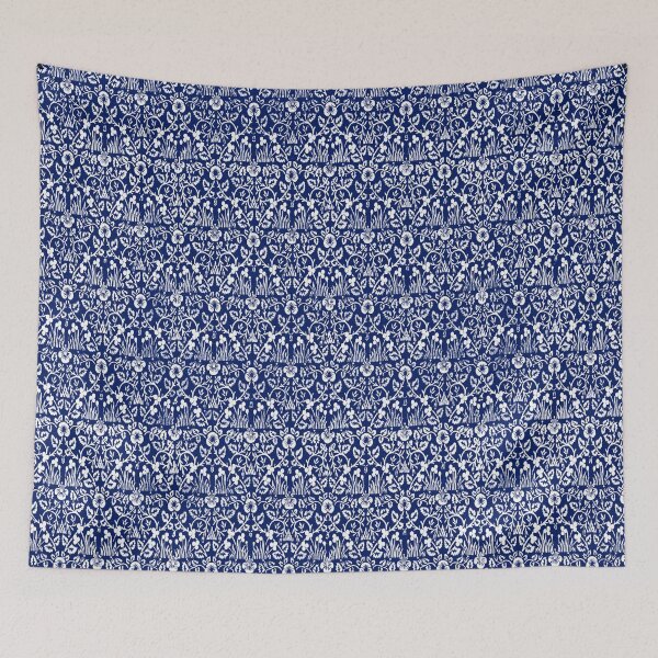 Item preview, Vintage Blue Flowers designed and sold by dubroyale.