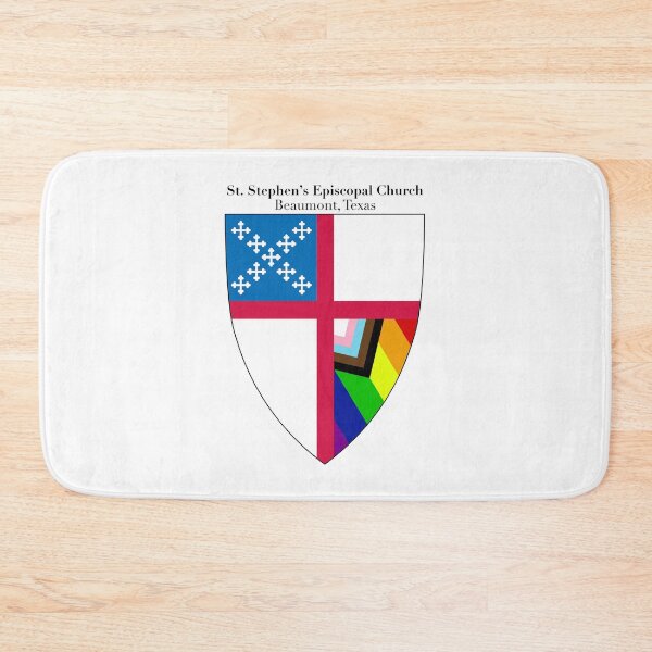Item preview, St. Stephen's Episcopal Church - Beaumont, Texas Church Shield with Progressive Flag PNG Cut Out Design 5 designed and sold by litmusician.
