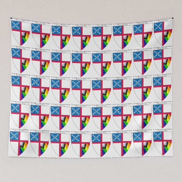 Item preview, St. Stephen's Episcopal Church - Beaumont, Texas Church Shield with Progressive Flag PNG Cut Out Design 5 designed and sold by litmusician.