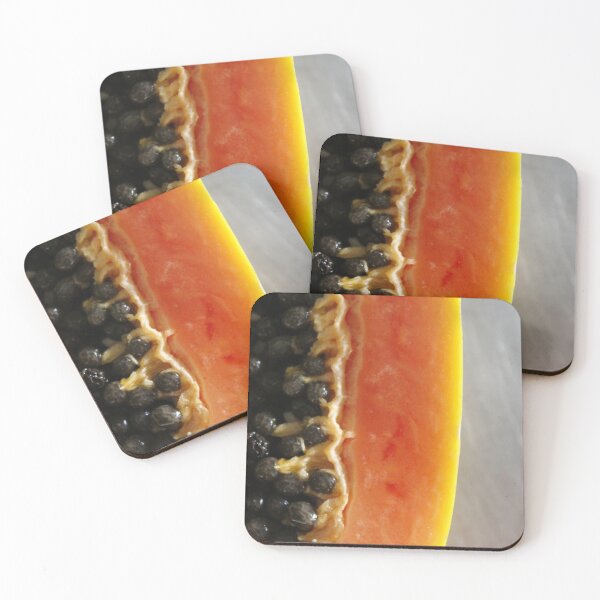 Item preview, Macro papaya fruit designed and sold by Mahirov Shop.