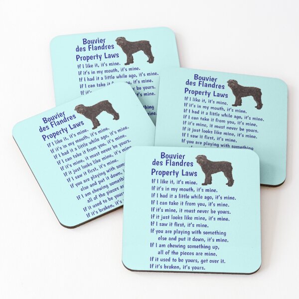 Item preview, Bouvier des Flandres - property laws  designed and sold by thepetcellar.