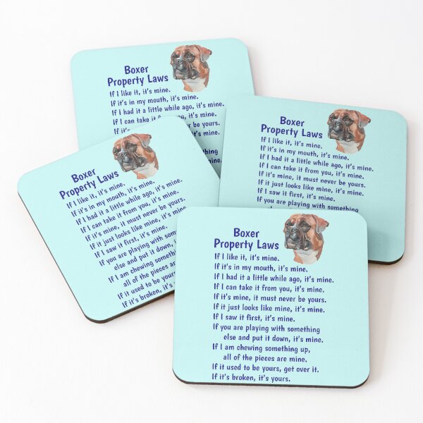 Item preview, Boxer - property laws  designed and sold by thepetcellar.