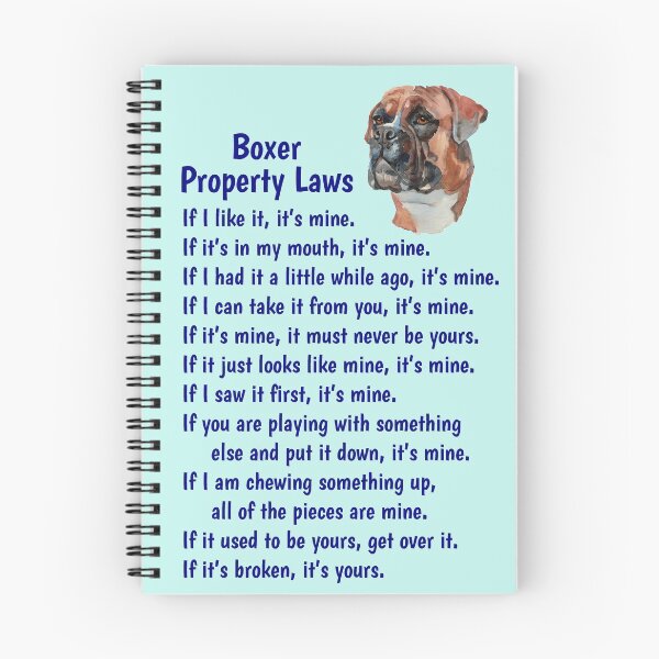 Item preview, Boxer - property laws  designed and sold by thepetcellar.