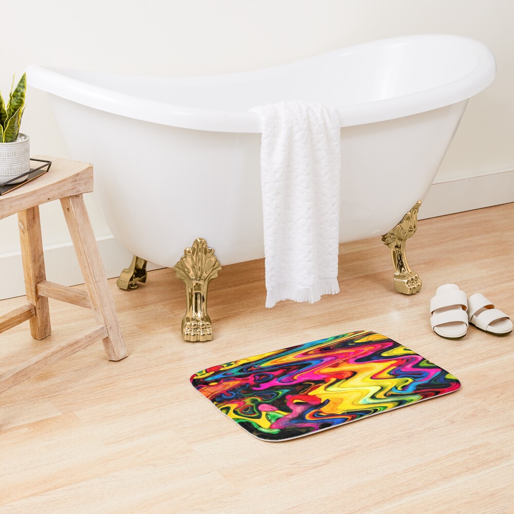 Item preview, Bath Mat designed and sold by rainbowarray.