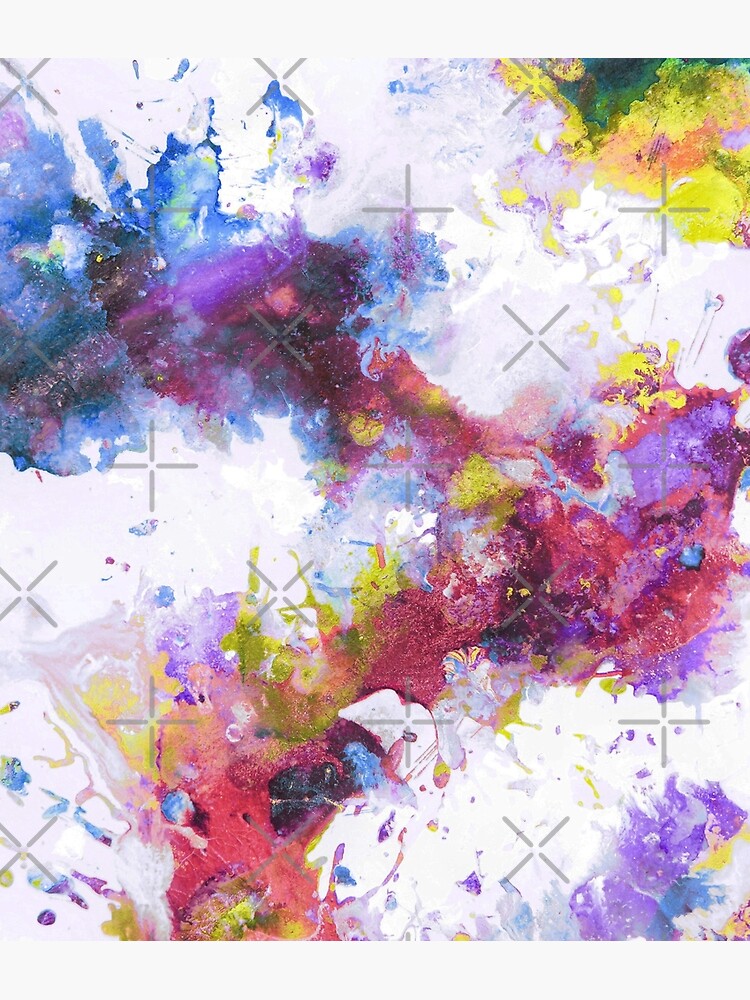 "Modern Art Colorful Abstract Painting" Poster by itorok Redbubble