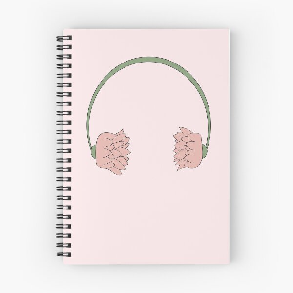 Item preview, Pink Flower Headphones designed and sold by Pentanglement.