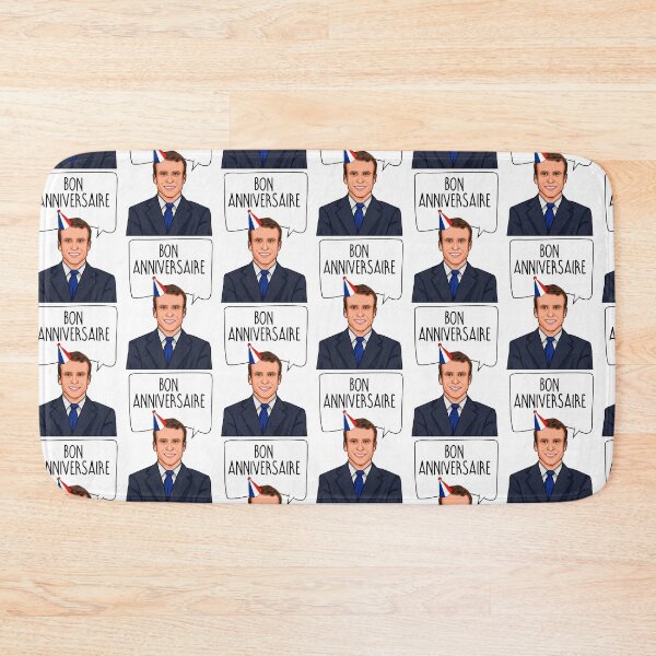 Item preview, Emmanuel Macron Bon Anniversaire designed and sold by popdesigner.