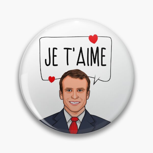 Item preview, Emmanuel Macron Je T'aime designed and sold by popdesigner.