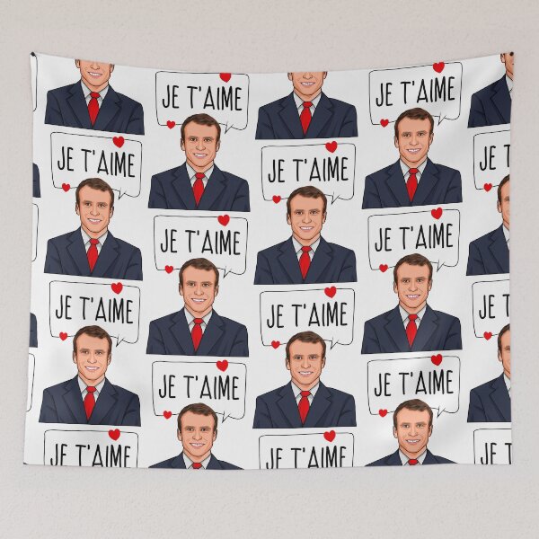 Item preview, Emmanuel Macron Je T'aime designed and sold by popdesigner.