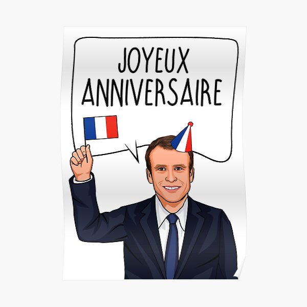 Bon Anniversaire Posters Redbubble