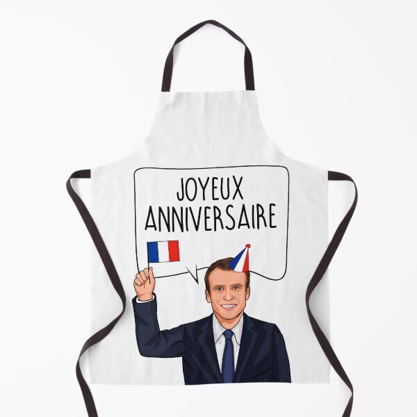Item preview, Emmanuel Macron Joyeux Anniversaire designed and sold by popdesigner.