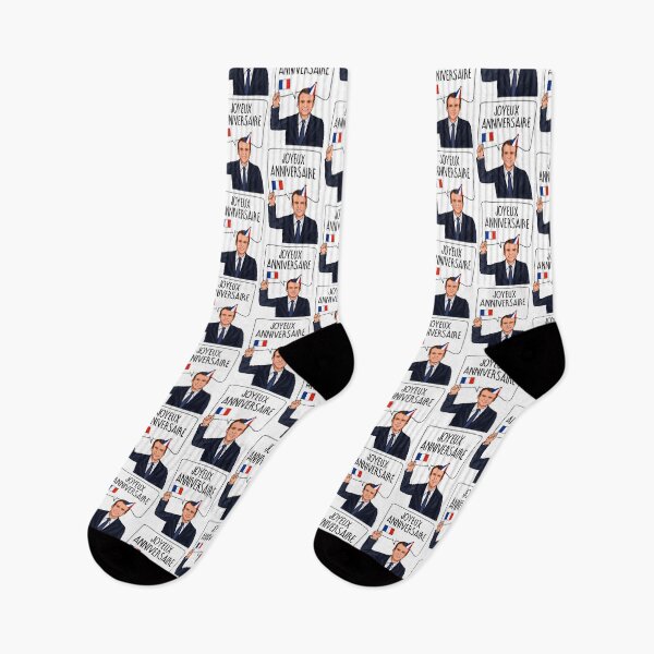 Item preview, Emmanuel Macron Joyeux Anniversaire designed and sold by popdesigner.