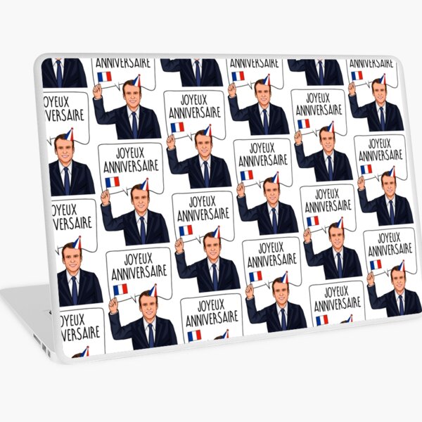 Macron Laptop Skins Redbubble