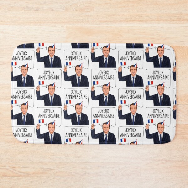 Item preview, Emmanuel Macron Joyeux Anniversaire designed and sold by popdesigner.