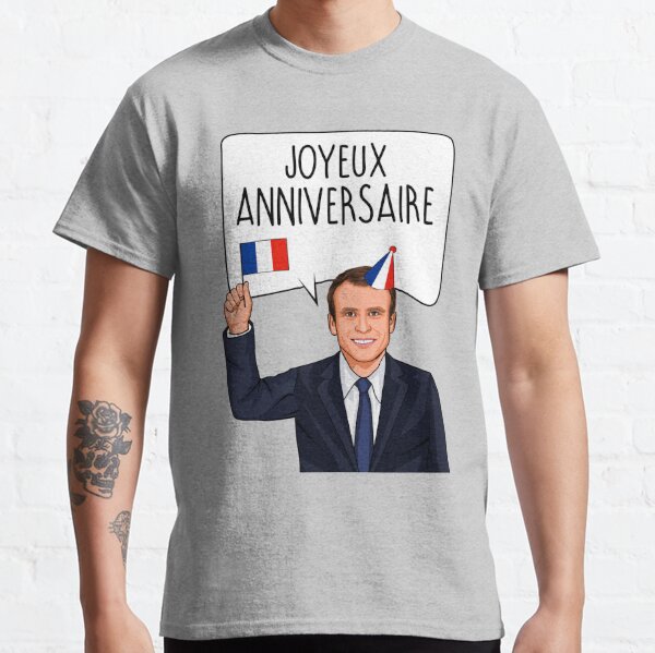 Joyeux Anniversaire. Happy birthday.' T-shirt Femme