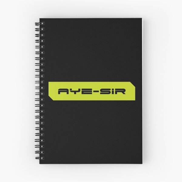 Item preview, Aye sir simple cyberpunk urban slang letters designed and sold by Swiiing.