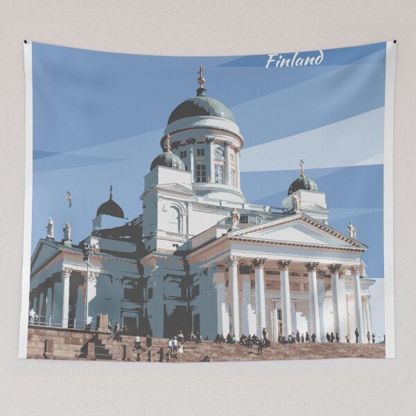 Item preview, Helsinki Cathedral Finland designed and sold by TheJoeyStudio.