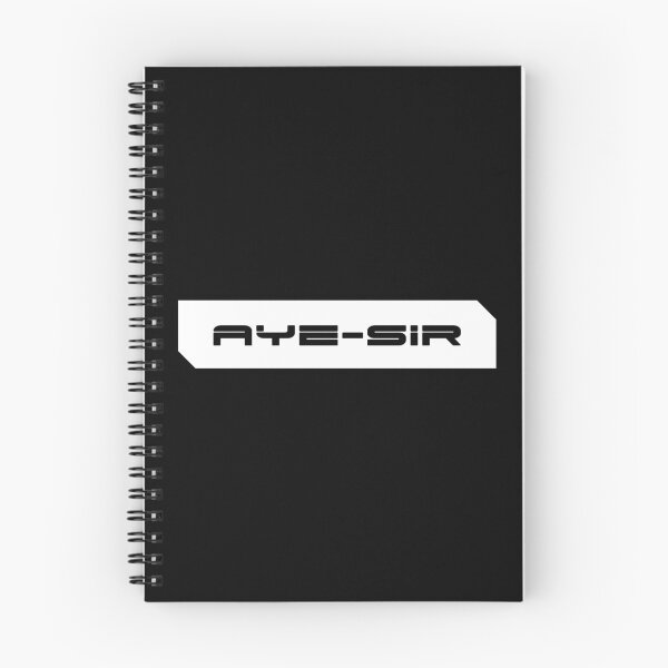 Item preview, Aye sir simple cyberpunk urban slang letters black designed and sold by Swiiing.