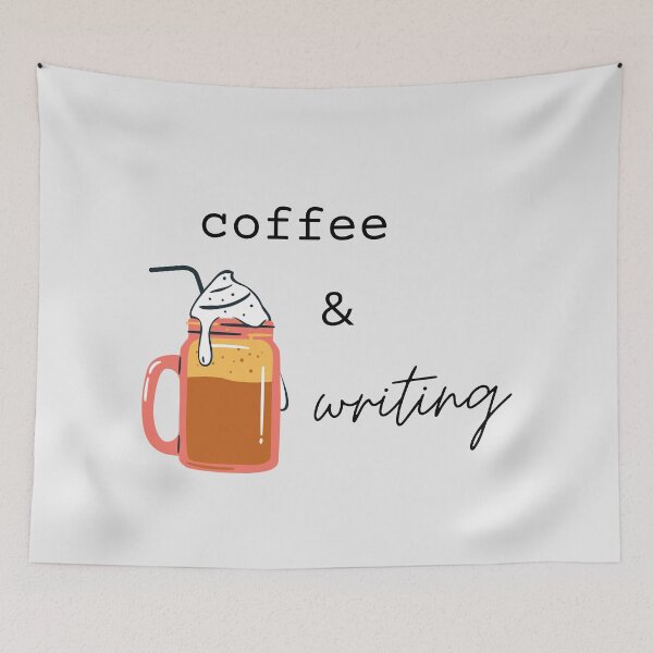 Item preview, Coffee And Writing For Writers and Caffeine Lovers designed and sold by vela-ramhorn.