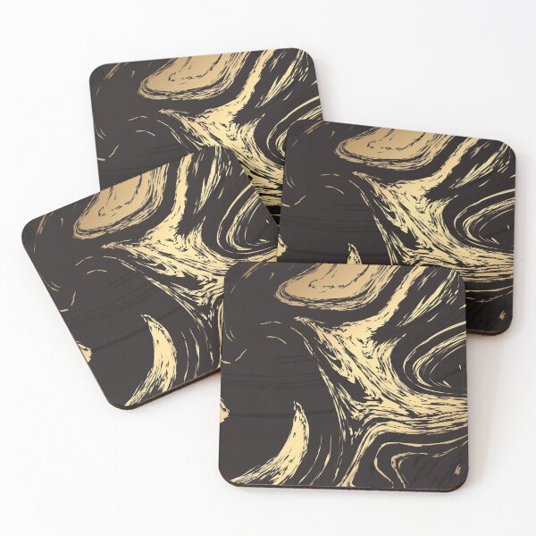 Item preview, Gold and Black Marble designed and sold by Timegraf.