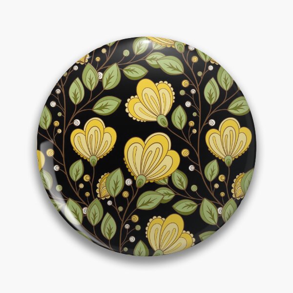 Item preview, Colored Pattern with Vintage Floral Motifs designed and sold by lissantee.