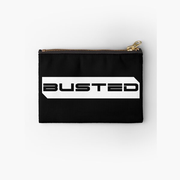 Item preview, Busted simple cyberpunk urban slang letters black designed and sold by Swiiing.