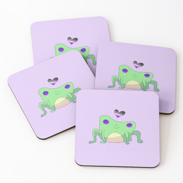 Item preview, Asexual Pride Frog designed and sold by ForTheFrogWar.