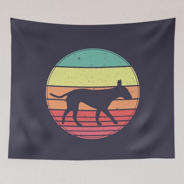 Item preview, Bull Terrier Vintage Retro Sunset designed and sold by faudeltn.