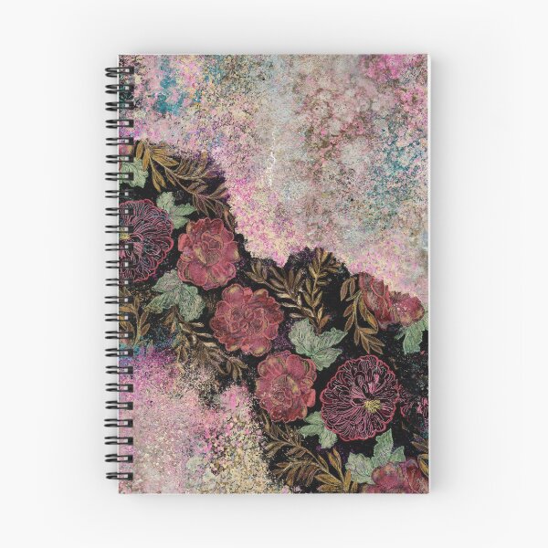 Item preview, Abstract Painting 091320, Floral Faultline, Pink and Gold Texture  designed and sold by Kristi Duggins.