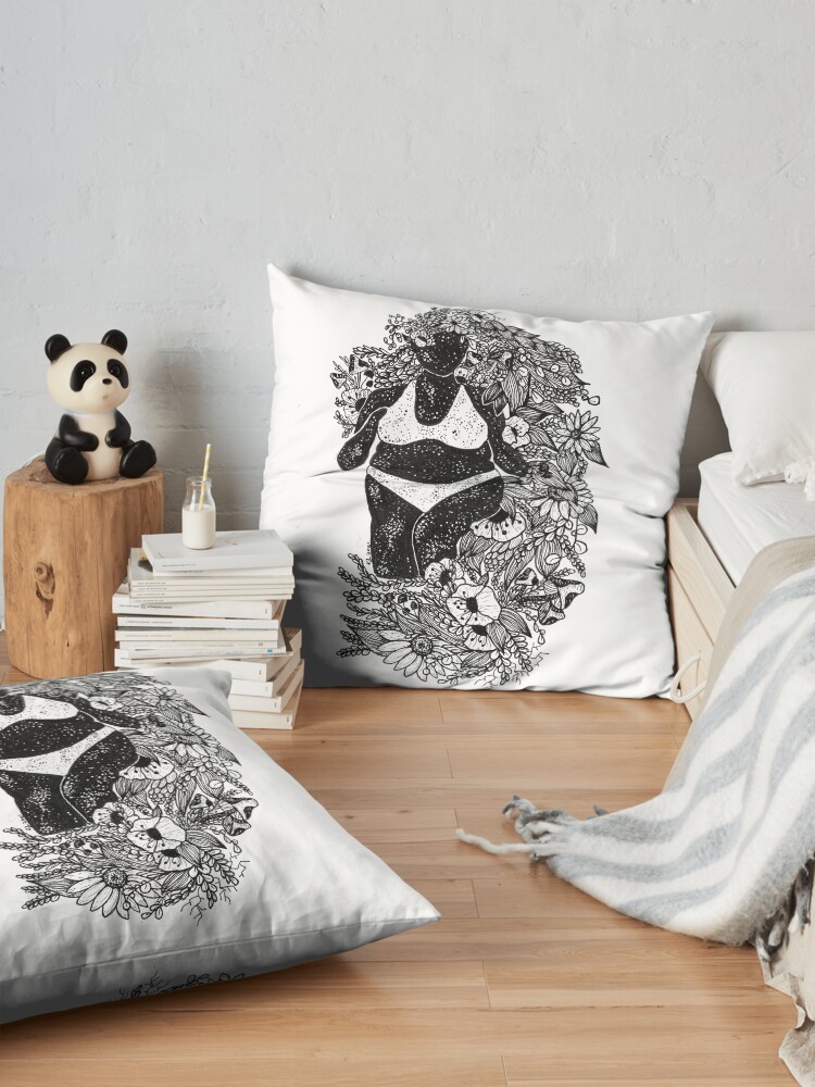 Alternate view of You Are The Stuff of Stars Floor Pillow