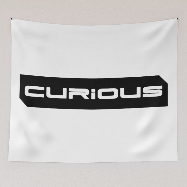 Item preview, Curious simple cyberpunk urban slang letters white designed and sold by Swiiing.