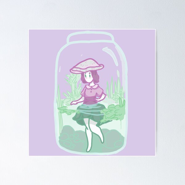 Item preview, Amanita - Terrarium Gardens designed and sold by artbyhyde.