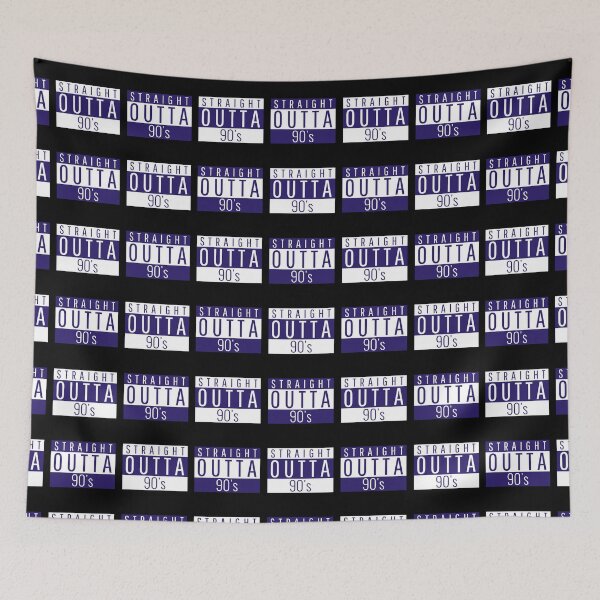 Item preview, Straight Outta 90's Denim Color Theme designed and sold by dreamofdenim.