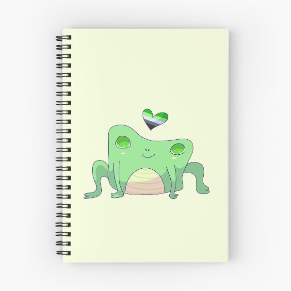 Item preview, Aromantic Pride Frog designed and sold by ForTheFrogWar.