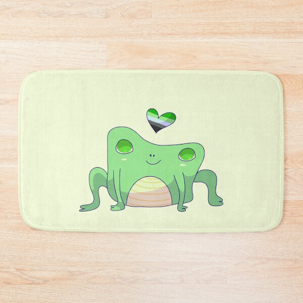Item preview, Aromantic Pride Frog designed and sold by ForTheFrogWar.